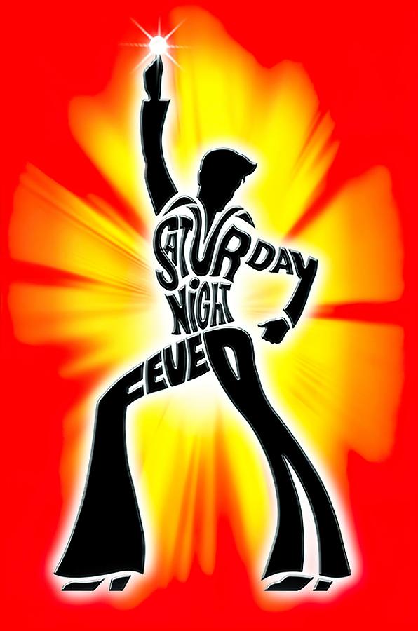 John Travolta Mixed Media - Saturday Night Fever, 1977 by Movie World Posters