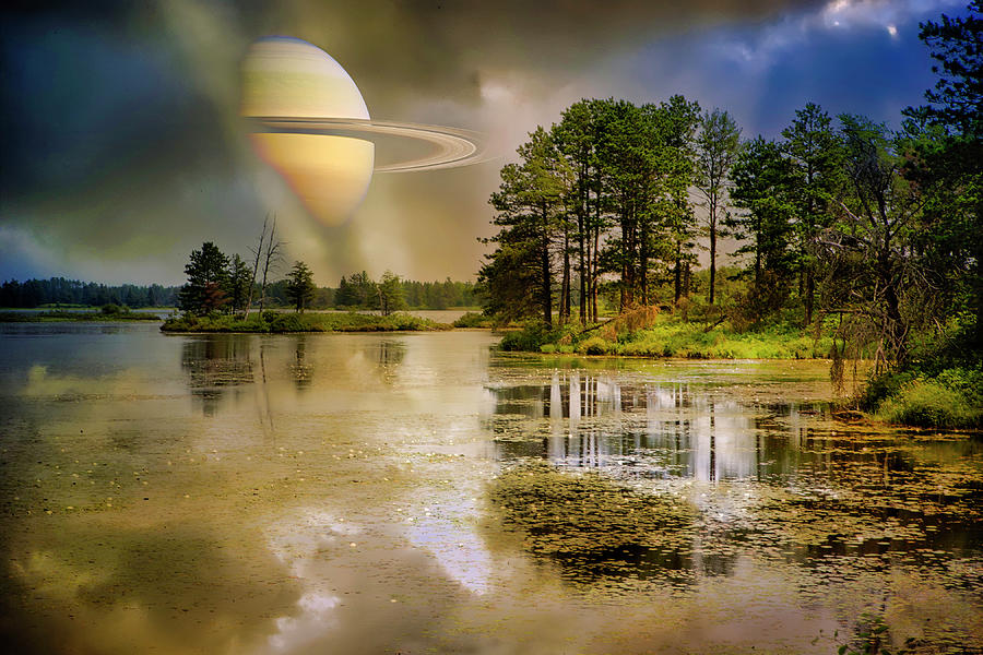 Saturn at Seney Photograph by Evie Carrier