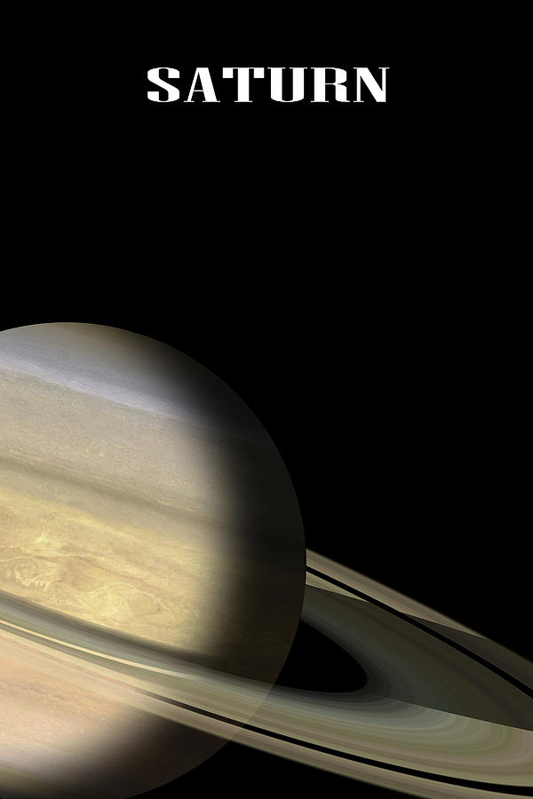Saturn Planet Digital Art