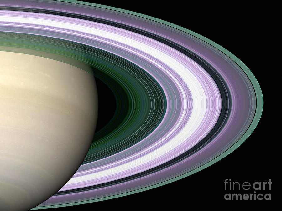 Saturns Rings #5 Photograph by Nasa