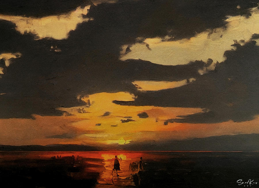 Saud Beach at sunset Digital Art by Samuel HUYNH Saud Beach at sunset Digital Art by Samuel HUYNH