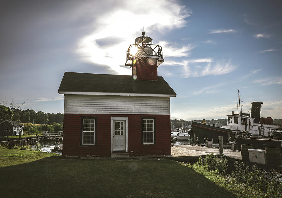 Saugatuck Michigan Lighthouse Photograph by Dan Sproul Saugatuck Michigan Lighthouse Photograph by Dan Sproul