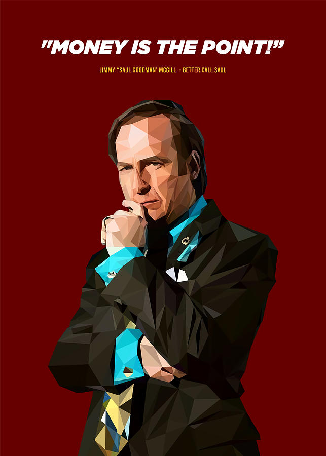 Saul Goodman Poster Painting By Stewart Clark - Fine Art America