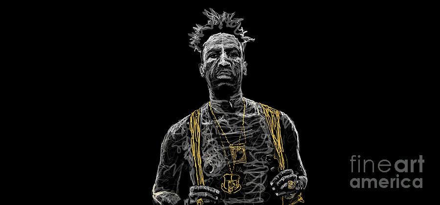 Saul Williams Digital Art by Danaan Andrew