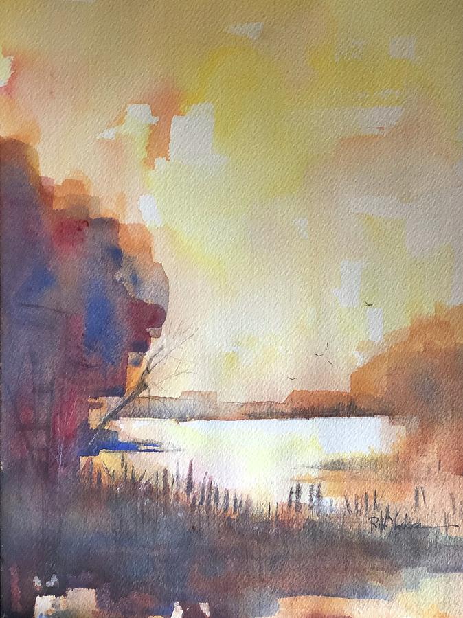 Savage River Glow Painting by Robert Yonke