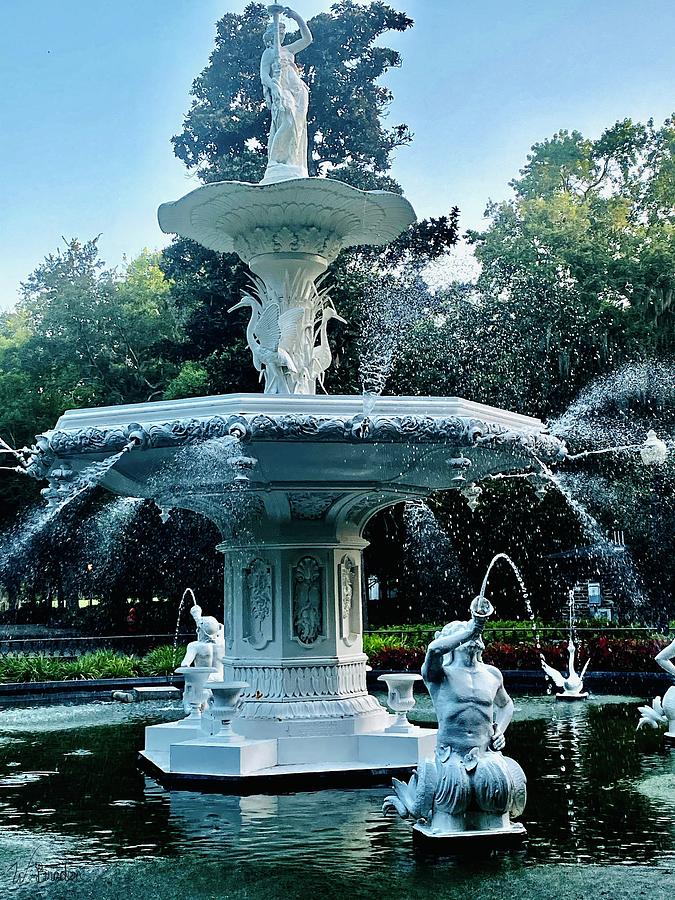 Savannah Fountain Photograph by Whitney Braden - Fine Art America