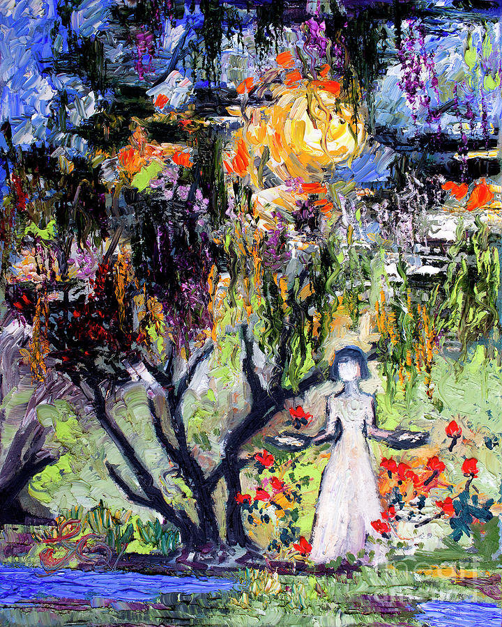 Savannah Painting - Savannah Georgia Garden of Good and Evil Returns by Ginette Callaway