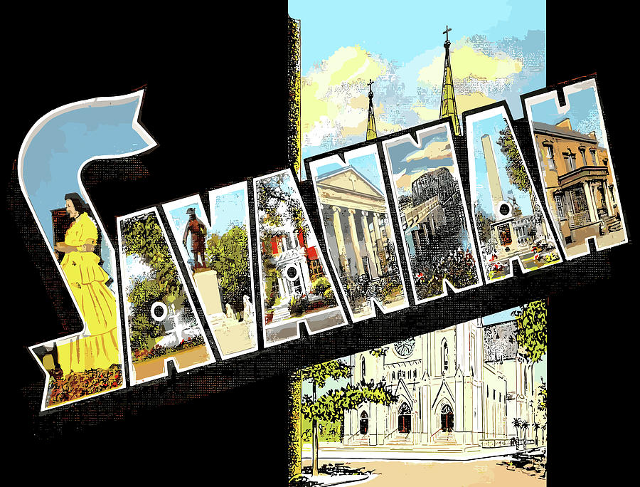 Savannah Letters Digital Art by Long Shot