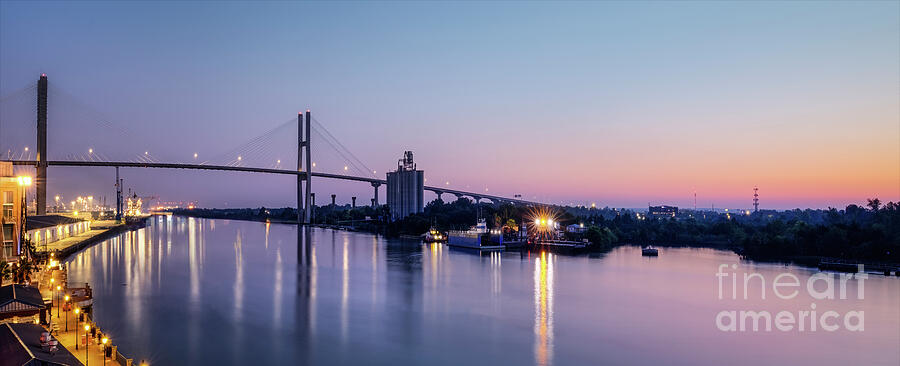 Savannah River Panorama Photograph by Shelia Hunt