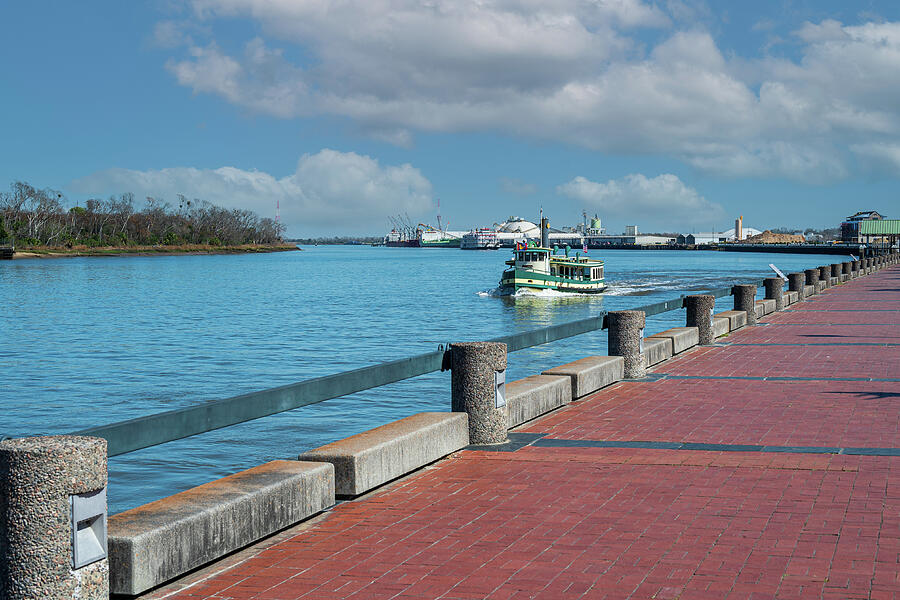 Savannah River walk. Photograph by Mike Worley Savannah River walk. Photograph by Mike Worley