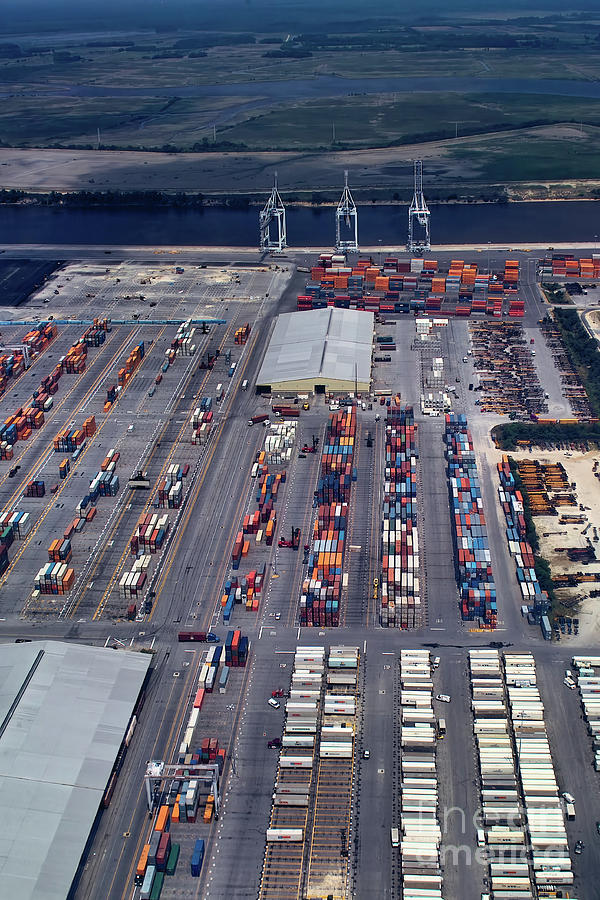 Savannah Shipping Port II Photograph