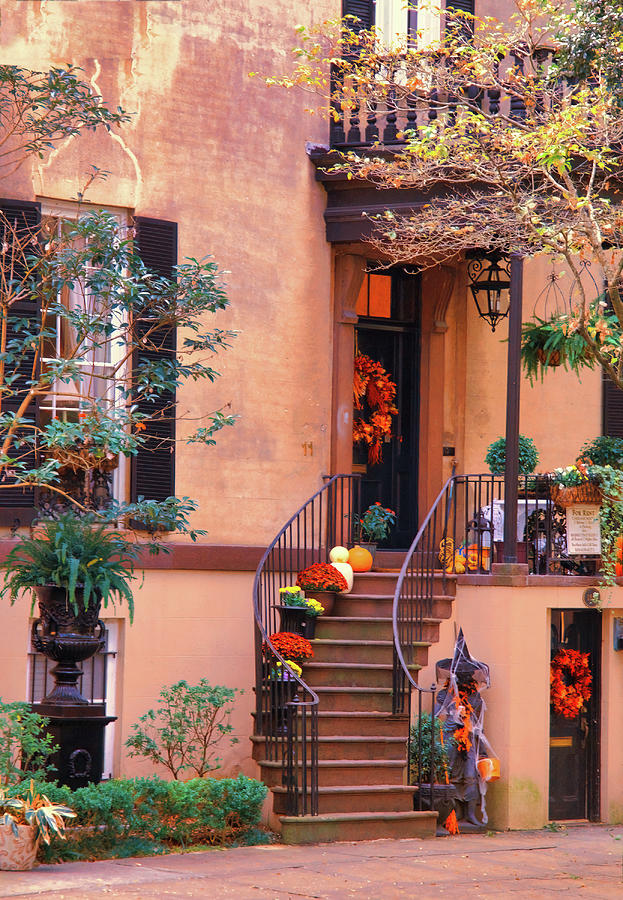 Savannah Stairs In Autumn Photograph By Gary Slawsky Pixels 0062