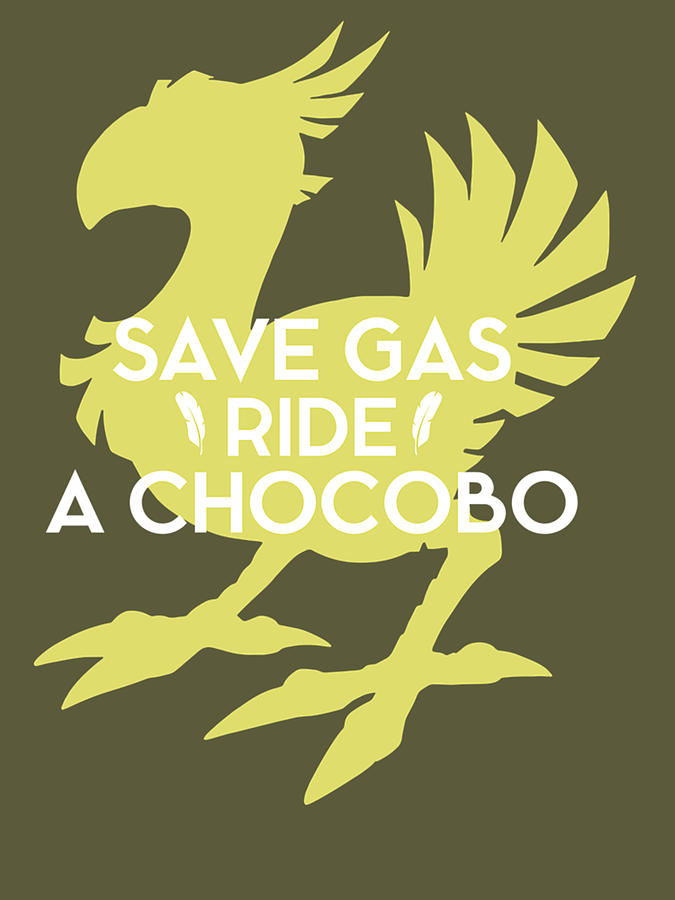 Save Gas Ride A Chocobo T I Love This Tee Logo Tee Women T T Vintage