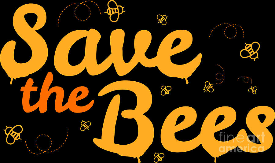 Nature Digital Art - Save The Bees by Mister Tee