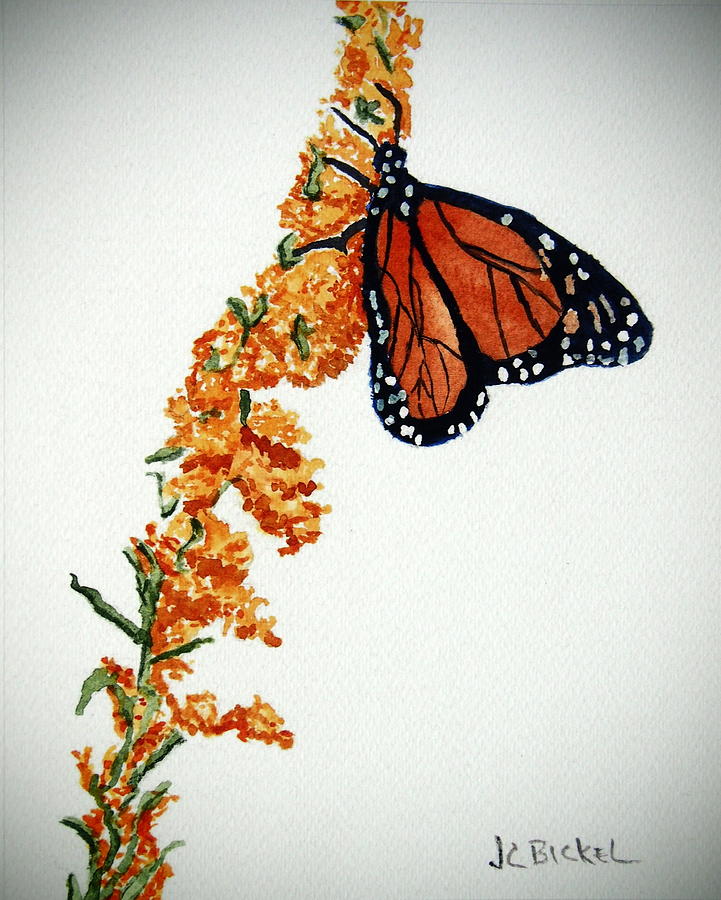 Save the Monarchs  Painting by Jacquelin Bickel