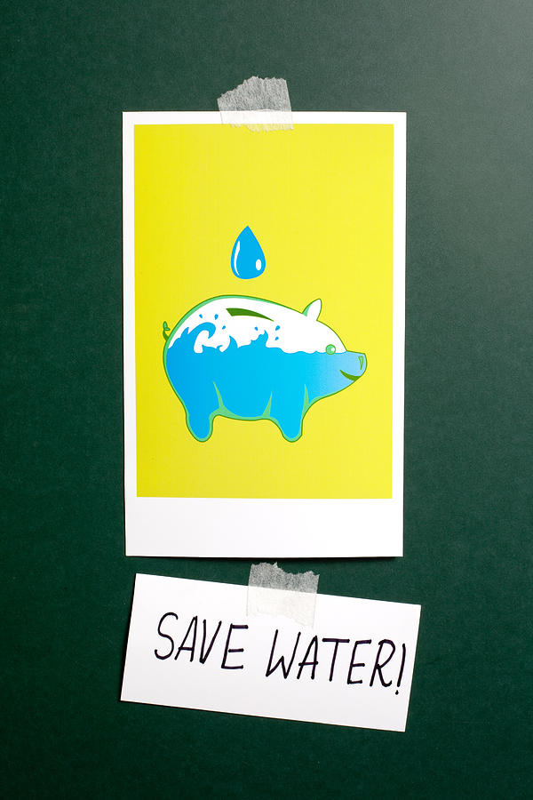 Save Water Poster Photograph by VikramRaghuvanshi