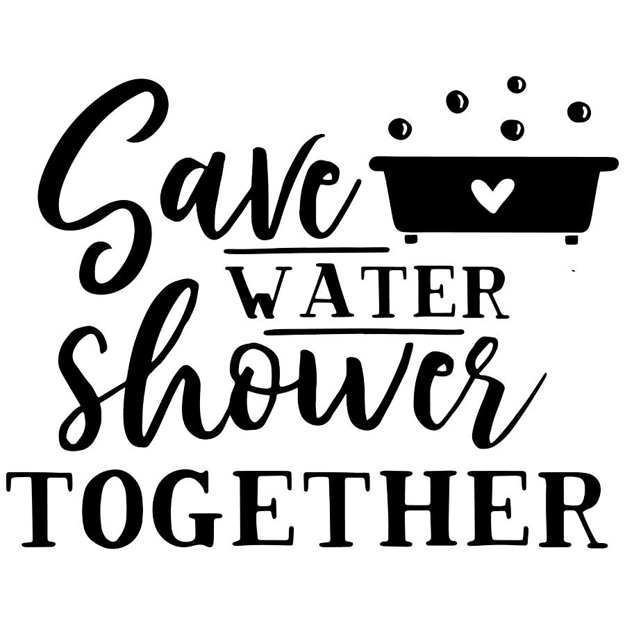 Save water shower together Valentine Digital Art by Jacob Zelazny ...