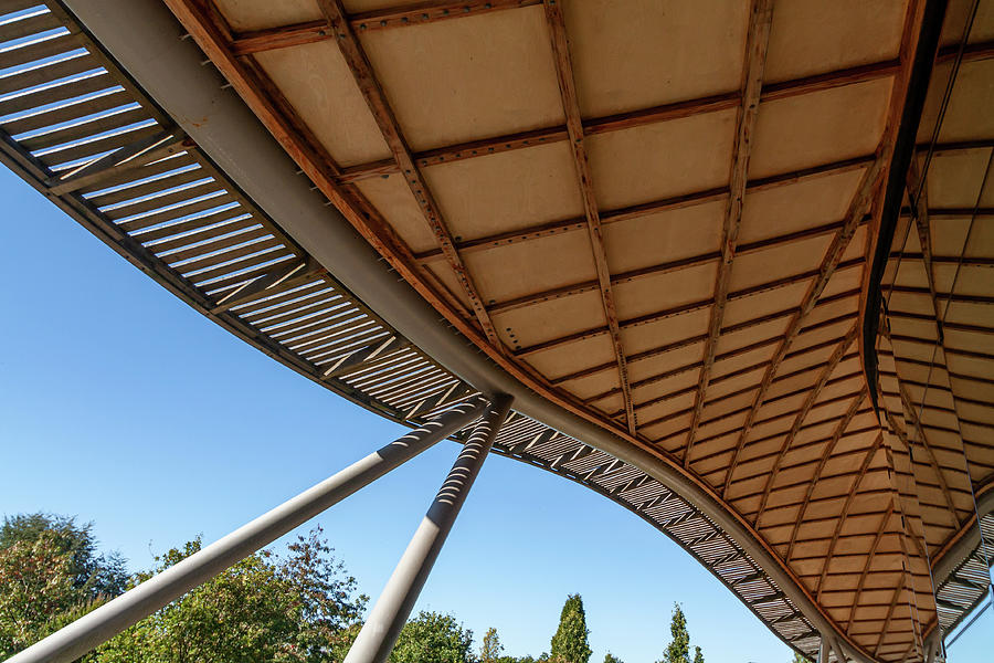Savill Gardens Roof Photograph by Shirley Mitchell
