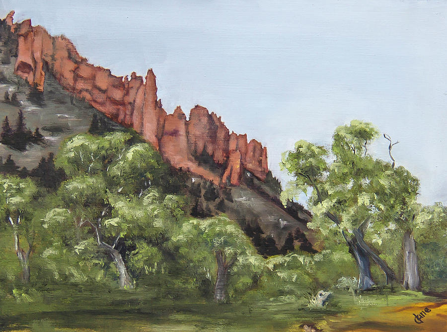Sawtooth Painting by Nila Jane Autry