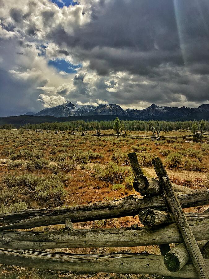 Sawtooth Storm Clouds Photograph by Jerry Abbott