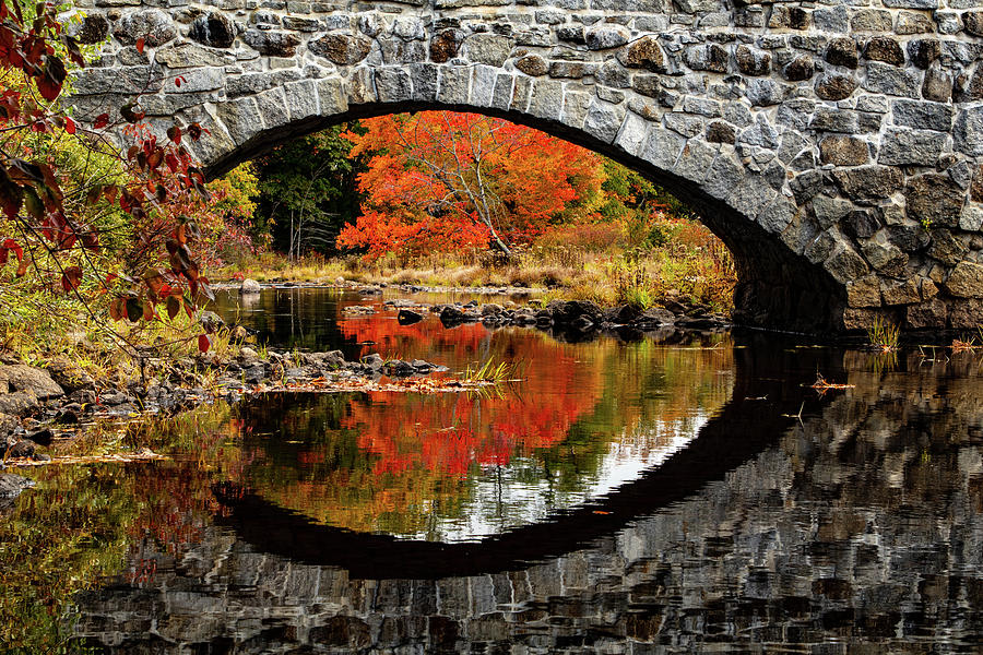 Sawyer Stone Bridge Photograph by Jeff Folger