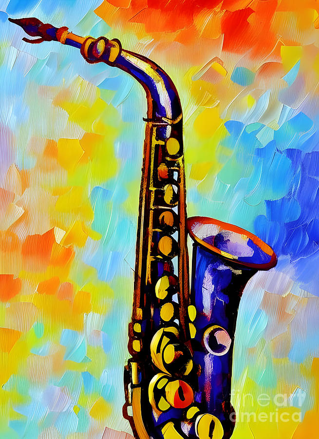 Sax and soul Digital Art by Sen Tinel Fine Art America