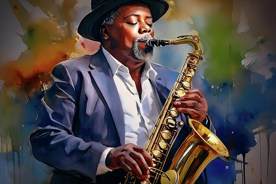 Jazz Photograph - Sax Man by Pete Federico Jazz Photograph - Sax Man by Pete Federico