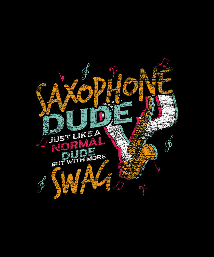 Saxophone Dude Digital Art By Tinh Tran Le Thanh Fine Art America