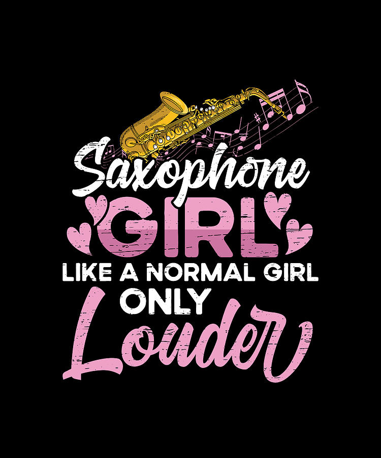 Saxophone Girl Musician Jazz Music Musician Digital Art By Florian Dold Art Fine Art America