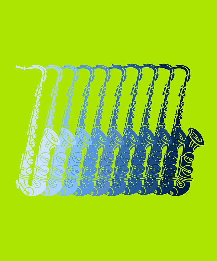 Saxophone Tenor Digital Art By Beat Wurmet