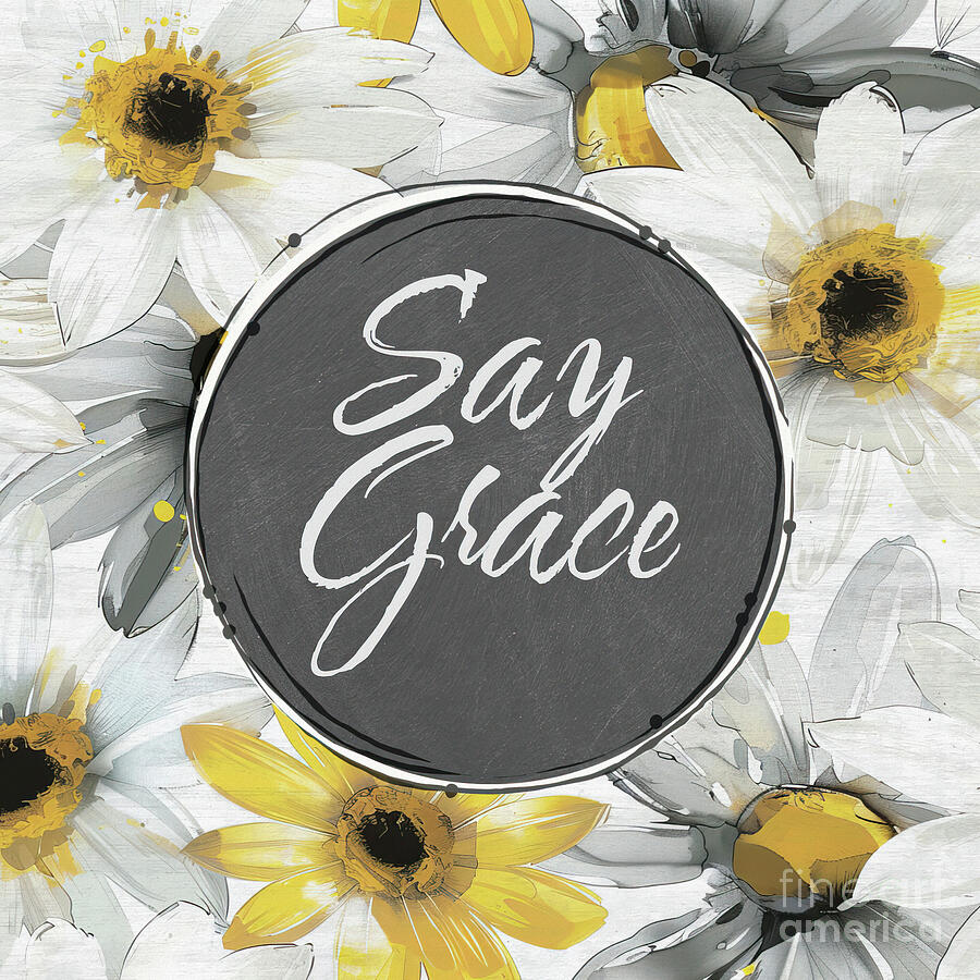 Say Grace Painting by Tina LeCour Say Grace Painting by Tina LeCour