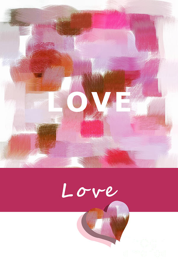 Say It With Love Love Mixed Media by Joy Watson