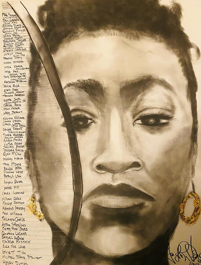 Say their Names Drawing by Angie ONeal