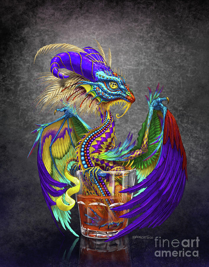 Sazerac Dragon Digital Art by Stanley Morrison