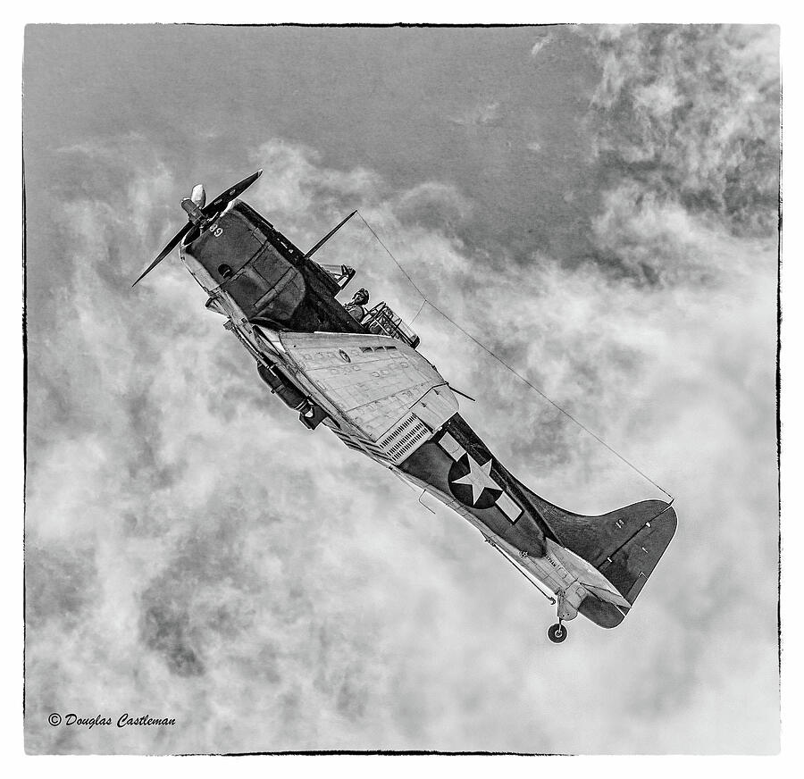 SBD in Flight 2 Photograph by Douglas Castleman - Fine Art America