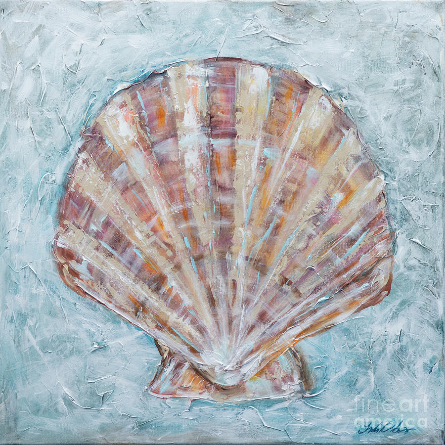 Scallop Painting by Linda Olsen