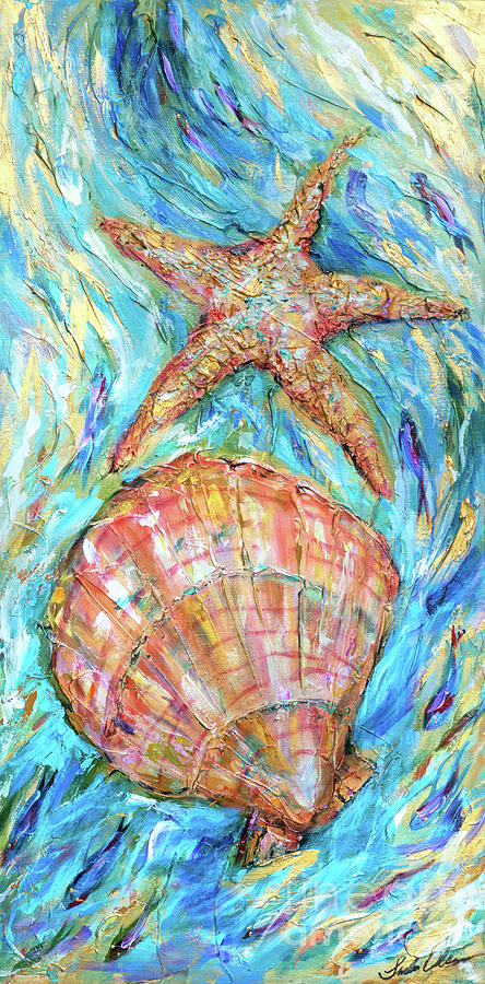 Scallop Shoals Painting by Linda Olsen