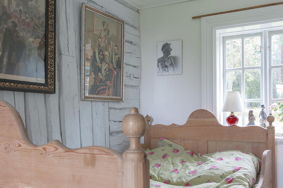 Scandinavian Bedroom Decor Photograph by Jo Ann Tomaselli