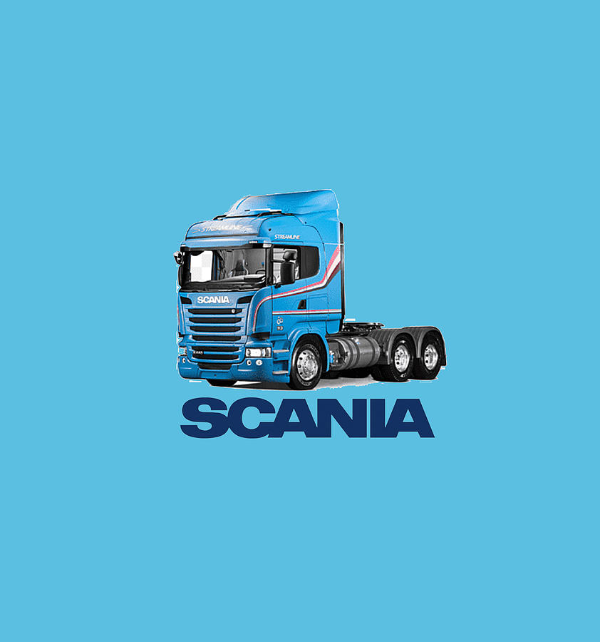 Scania Truck Vektor Digital Art By Su Rontek - Fine Art America