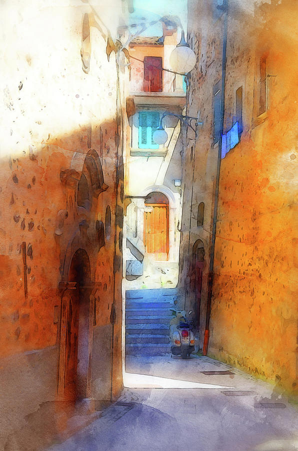 Scanno, Italy - 05 Painting by AM FineArtPrints