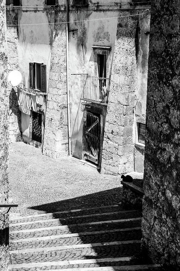 Scanno, Italy - BW 01 Photograph by AM FineArtPrints