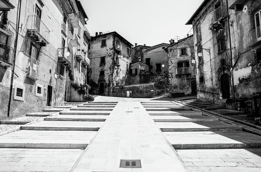 Scanno, Italy - BW 03 Photograph by AM FineArtPrints