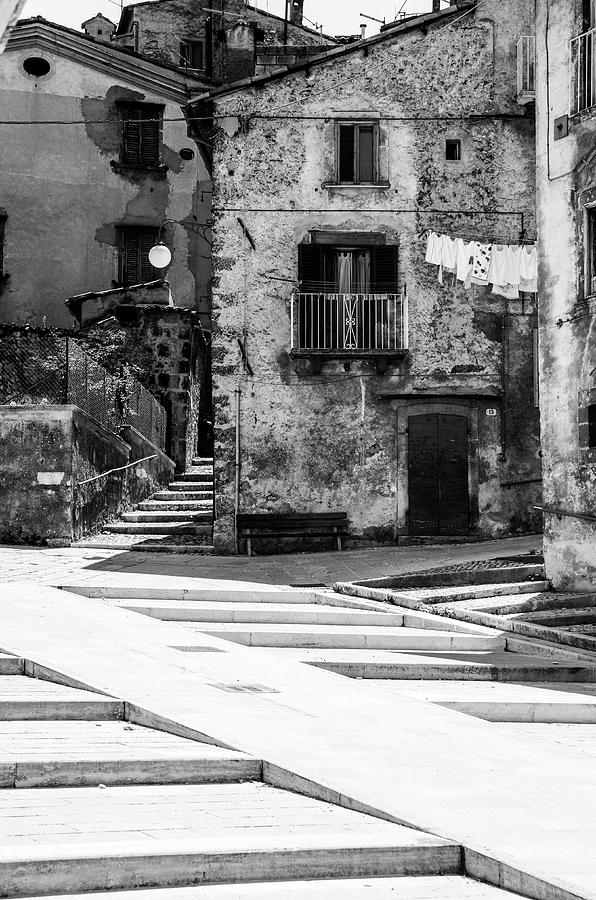 Scanno, Italy - BW 04 Photograph by AM FineArtPrints
