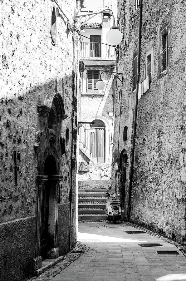 Scanno, Italy - BW 05 Photograph by AM FineArtPrints
