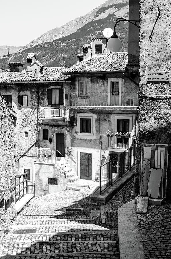 Scanno, Italy - BW 08 Photograph by AM FineArtPrints