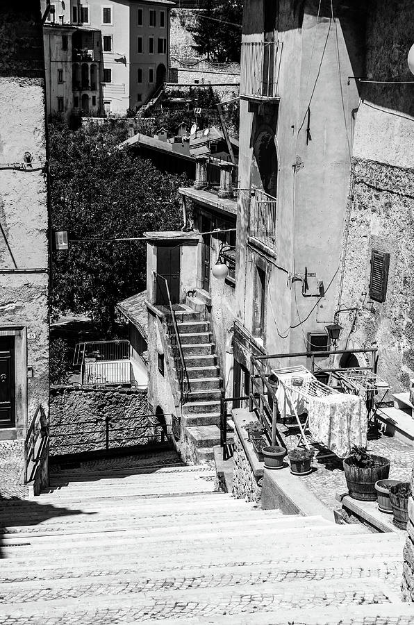 Scanno, Italy - BW 10 Photograph by AM FineArtPrints
