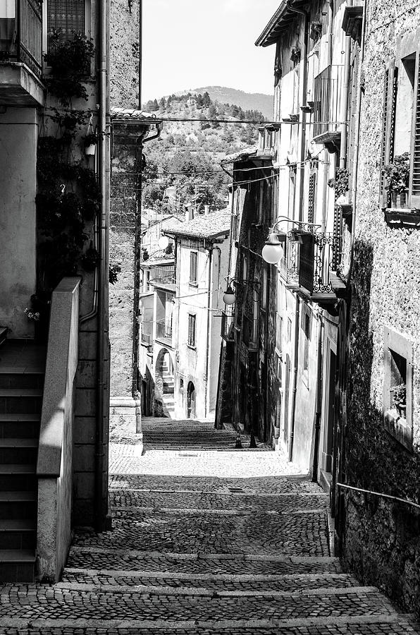 Scanno, Italy - BW 20 Photograph by AM FineArtPrints