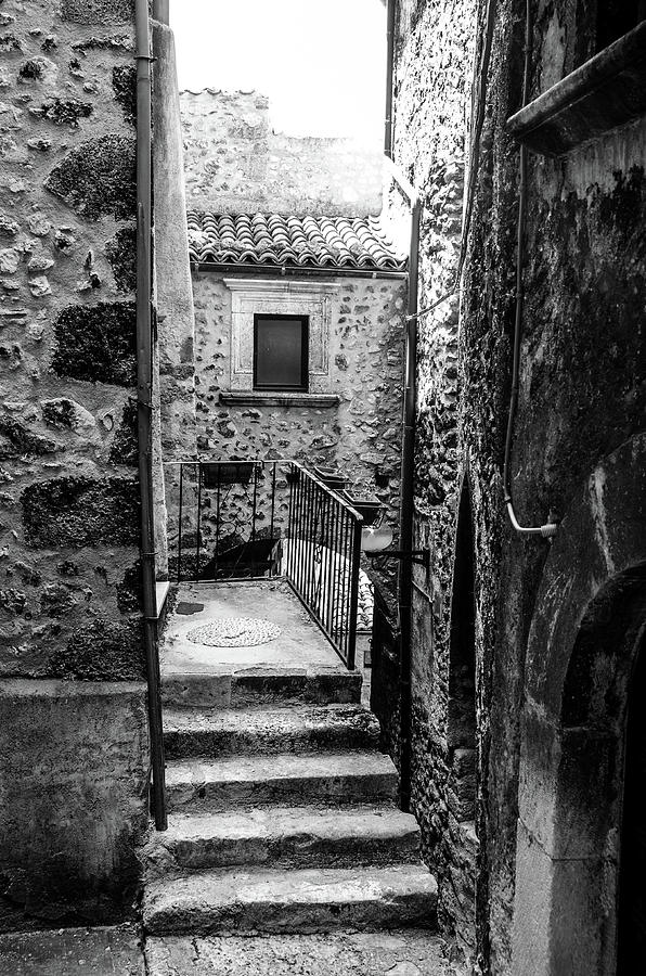 Scanno, Italy - BW 37 Photograph by AM FineArtPrints