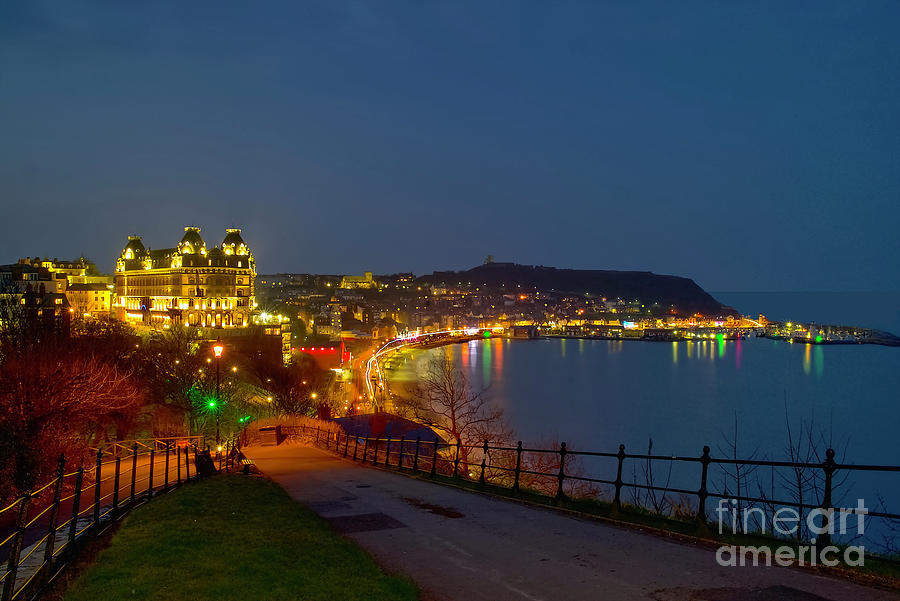 Scarborough at Night Photograph by Alison Chambers - Pixels