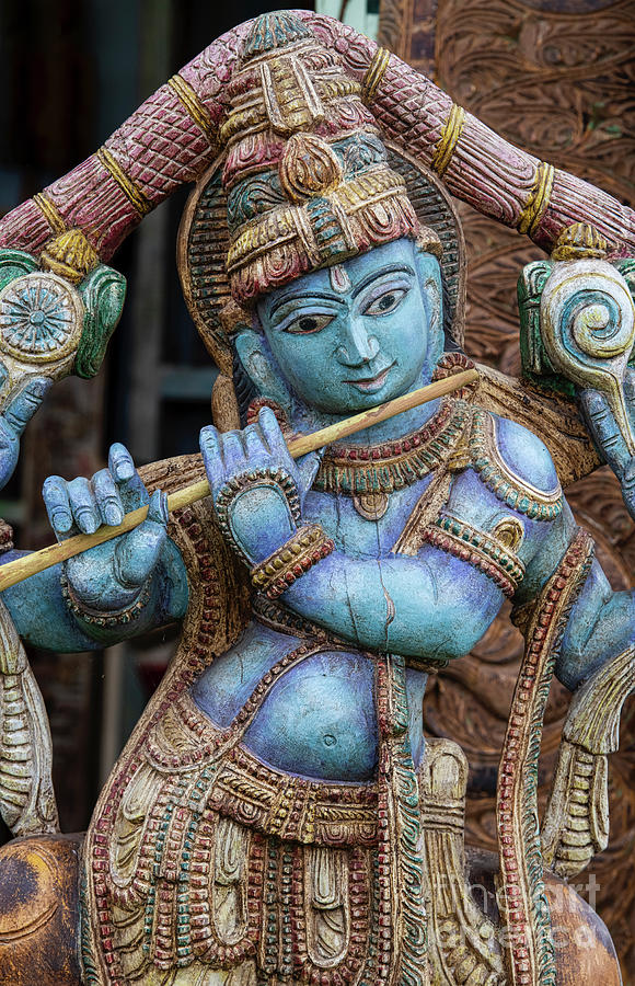 Avatar Photograph - Sacred Krishna by Tim Gainey